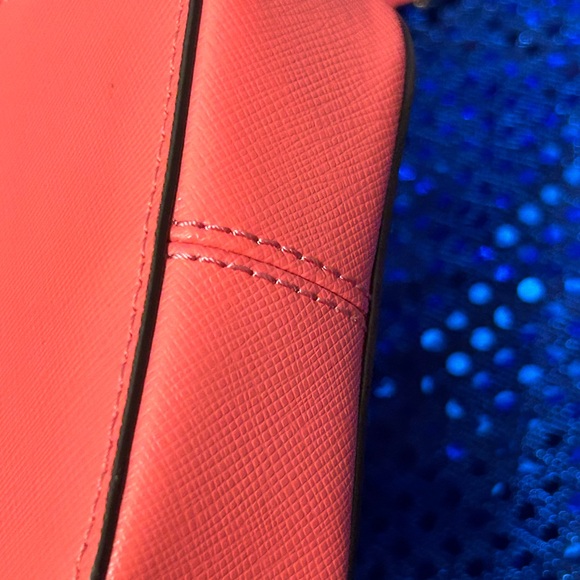 Kate Spade Staci North South Flap Coral Crossbody Phone Case Approx. 4.5 x 7.5 - Picture 12 of 15